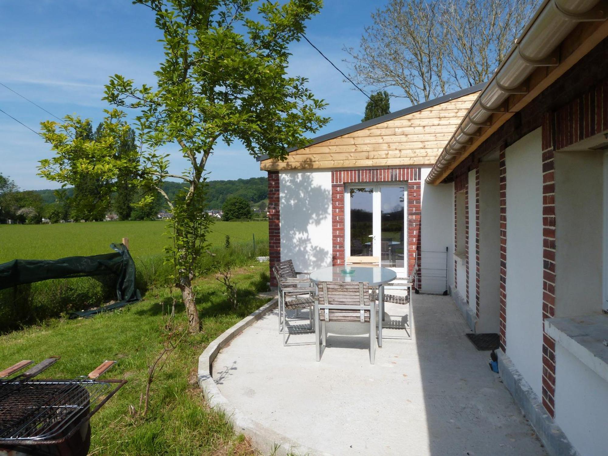 La Martellerie Villa Berville-sur-Seine Exterior foto